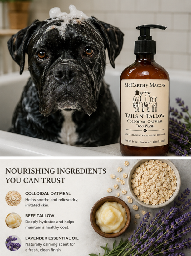 Tails N' Tallow Colloidal Oatmeal Tallow & Lavender Dog Wash