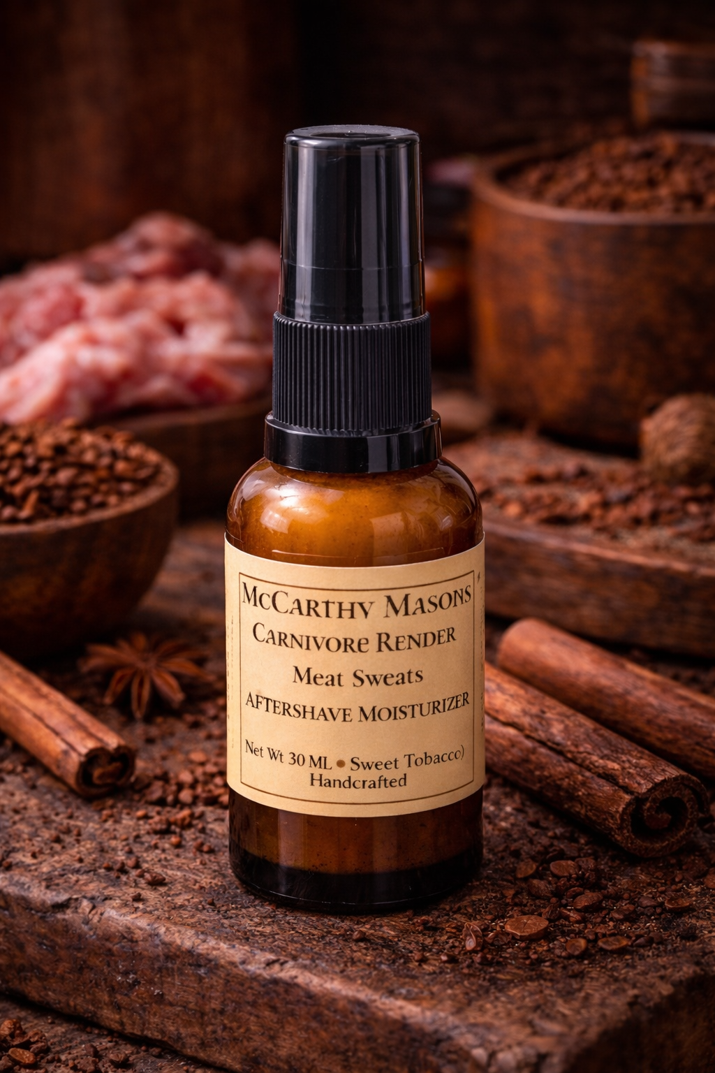 Carnivore Render "Meat Sweats" Aftershave Moisturizer - Natural Men’s Aftershave with Tallow