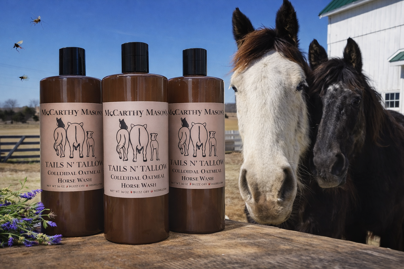 Tails N’ Tallow – Colloidal Oatmeal Horse Wash Buzz Off Scent