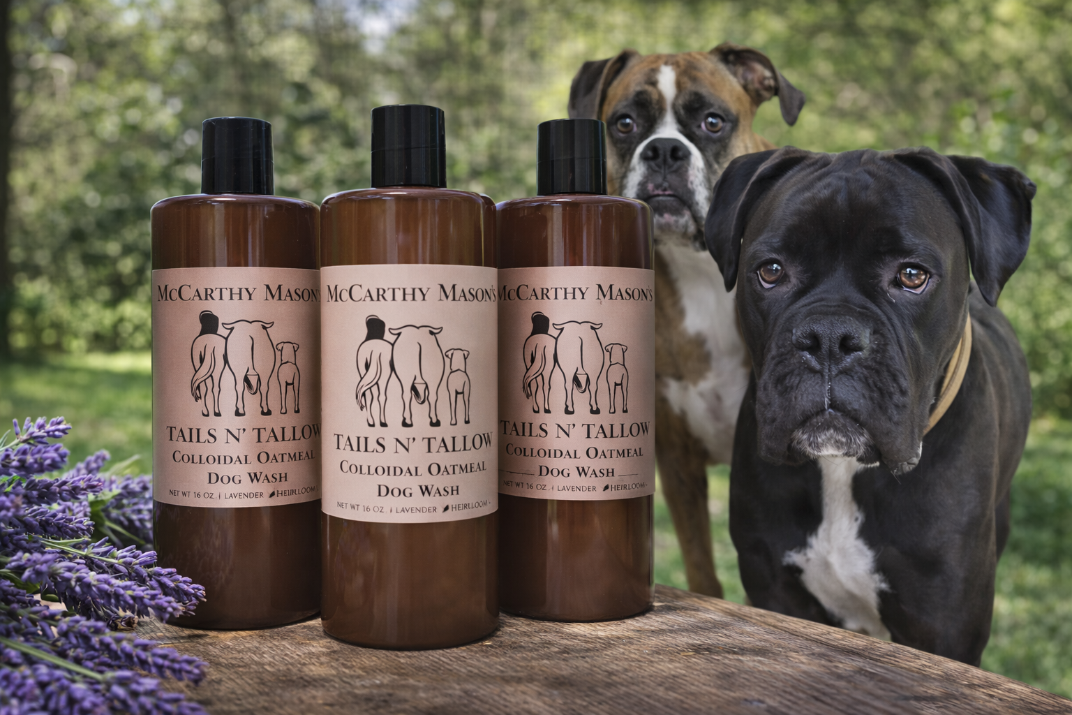 Tails N’ Tallow – Colloidal Oatmeal Tallow & Lavender Dog Wash